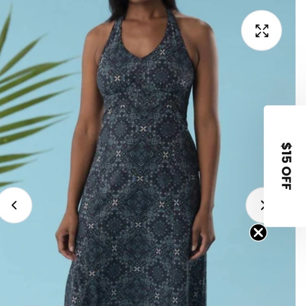 Asymmetrical Blue Patterned Dress krimson & klove travel dress